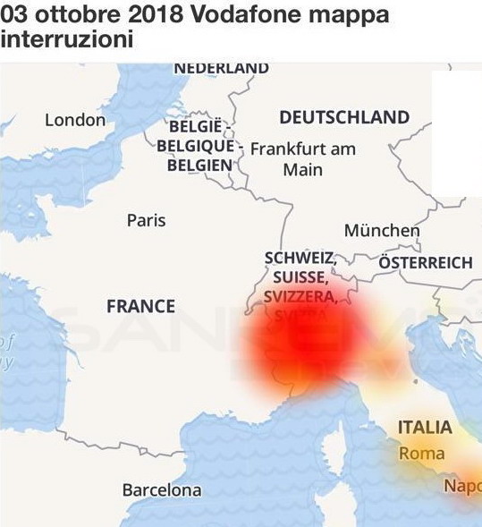 Vodafone, cellulari off line questa mattina in tutto il Piemonte Vodafone, cellulari off line questa mattina in tutto il Piemonte