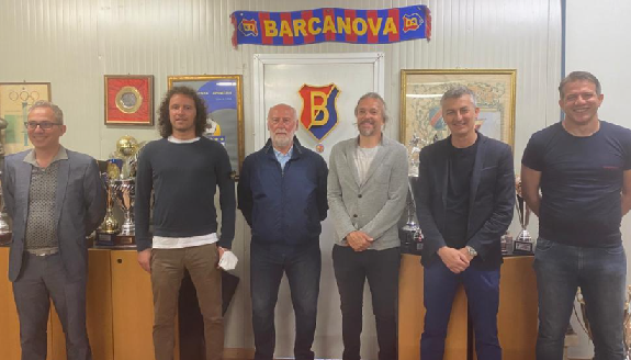 QUI BARCANOVA Livio Manzin responsabile tecnico della Scuola Calcio