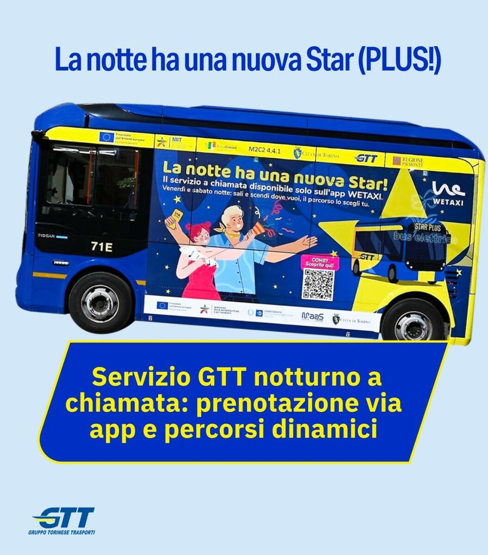 Riparte il servizio Star plus di Gtt
