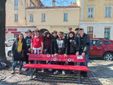 L’inaugurazione delle panchine rosse