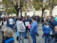 La manifestazione di oggi a Pinerolo