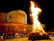 Il ‘falò della libertà’ a Saluzzo