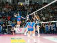 Attacco di Sorokaite contro il muro di Mazzaro e Ishikawa (foto di Christian Bosio)