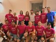 I giovani del Villa Tractor Beer Fest di Villafranca Piemonte