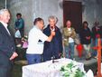 Donna Marella alla festa del 2000 in Borgata Miandassa