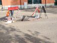 Viabilità dissestata in via Rignon