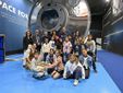 L'astronauta Luca Parmitano in visita a Thales Alenia Space