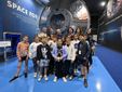 L'astronauta Luca Parmitano in visita a Thales Alenia Space