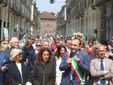cerimonia di inaugurazione di Via Po