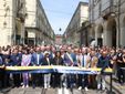 cerimonia di inaugurazione di Via Po
