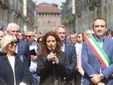 cerimonia di inaugurazione di Via Po