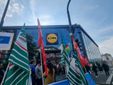 Sciopero dei lavoratori della Lidl a Torino