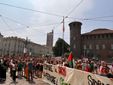 Manifestazione Pro Pal nel centro di Torino