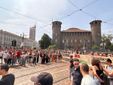 Manifestazione Pro Pal nel centro di Torino