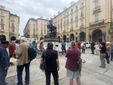 Protesta degli ambientalisti davanti al Comune di Torino