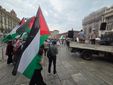 Manifestazione Pro Pal in piazza Castello