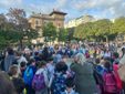 Gli studenti della scuola Coppino vanno in aula a piedi Gli studenti della scuola Coppino vanno in aula a piedi