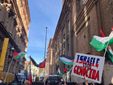 Manifestazioni e scontri davanti al museo Egizio