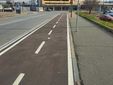 La pista ciclabile di via Giordano Bruno e via Bossoli La pista ciclabile di via Giordano Bruno e via Bossoli