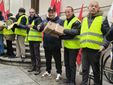 Protesta dei lavoratori Postalcoop
