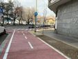 La nuova ciclabile di via Filadelfia La nuova ciclabile di via Filadelfia