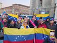 Manifestazione pro Venezuela in piazza Castello