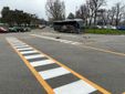 Tracciata la nuova segnaletica orizzontale nell'area parcheggio