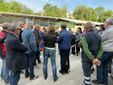 Il sopralluogo della 5 in strada Bramafame Il sopralluogo della 5 in strada Bramafame