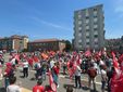 Manifestazione davanti al Grattacielo della Regione