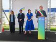 Taglio del nastro per il nuovo ecocentro Taglio del nastro per il nuovo ecocentro