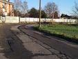 Condizioni difficili in strada Bertolla