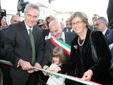 Da sx: Francesco Rutelli, allora Ministro Beni Culturali, Nicola Pollari, sindaco Città di Venaria Reale, Mercedes Bresso, presidente della Regione Piemonte. Il giorno dell'inaugurazione della Reggia di Venaria.