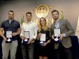 Dominik Paris, Matteo Guarise, Nicole Della Monica, Ondrej Hotarek