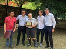 La festa degli ottant’anni di Martina, con la targa consegnata dal Pd