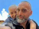 Papà Federico con il figlio Alberto
