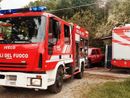 L’autopompa dei Vigili del Fuoco di Luserna San Giovanni che verrà sostituita