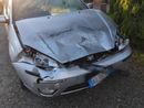 Una delle auto incidentate