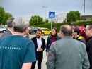Grimaldi e Cera con i lavoratori di Italdesign a Moncalieri