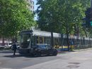 Incidente tra auto e tram in corso Unione Sovietica Incidente tra auto e tram in corso Unione Sovietica