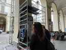 Dopo nuovi binari e "lose", via Po ripulita da scritte e graffiti