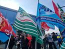 Sciopero dei lavoratori della Lidl a Torino Sciopero dei lavoratori della Lidl a Torino