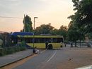 Autobus della linea 43 finisce contro un cancello Autobus della linea 43 finisce contro un cancello