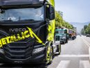 La sfilata dei mezzi Iveco nel centro di Torino per i 50 anni del Gruppo La sfilata dei mezzi Iveco nel centro di Torino per i 50 anni del Gruppo