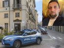 La polizia intervenuta in piazza Savoia (nel tondo il consigliere Caputo)