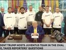 Le domande (imbarazzanti) di Trump ai giocatori della Juventus: "Avete donne in squadra?" Le domande (imbarazzanti) di Trump ai giocatori della Juventus: "Avete donne in squadra?"