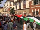 Foto d'archivio di una protesta pro Pal