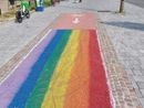 Ciclabile arcobaleno, polemica a Torino: “Serve autorizzazione?” Ciclabile arcobaleno, polemica a Torino: “Serve autorizzazione?”