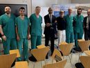 L'equipe che ha effettuato l'intervento all'ospedale di Asti