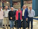 I rappresentanti sindacali alla presentazione della 500 ibrida I rappresentanti sindacali alla presentazione della 500 ibrida
