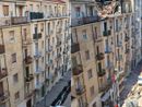 Prima e dopo l'esplosione: ecco come appariva la casa di via Nizza 389 Prima e dopo l'esplosione: ecco come appariva la casa di via Nizza 389